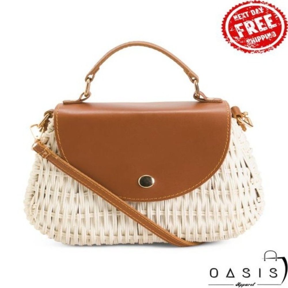 MADE IN VIETNAM Top Handle Flap Satchel/ Women's Bag